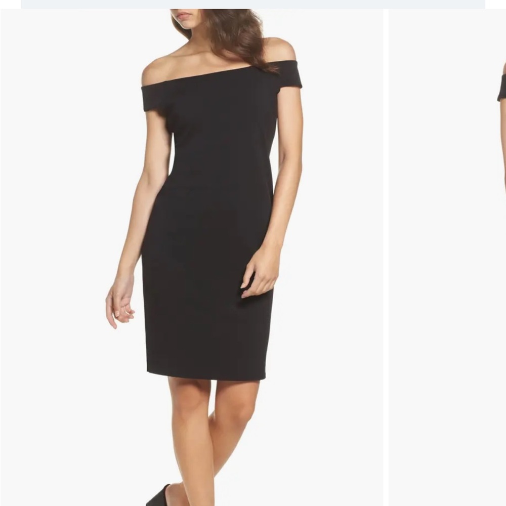 Off the Shoulder Sheath Dress